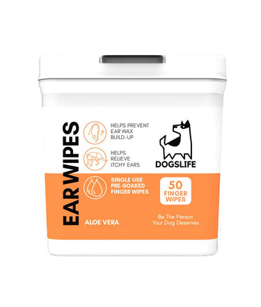 DogsLife Ear Wipes Aloe Vera Dog 50pcs -